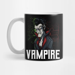 Vampire Dracula Creepy Monster Mug